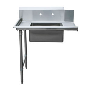 36" Left Side Soiled Dish Table with Sink