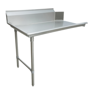 36" Stainless Steel Clean Dish Table – Left Side