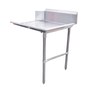 48" Stainless Steel Clean Dish Table – Right Side