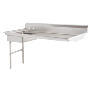 60" Left Side Under Counter Dish Table