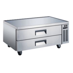 52" Stainless Steel Refrigerated Chef Bases with Drawers
