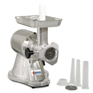 #12 Stainless Steel Meat Grinder with 1 HP Motor