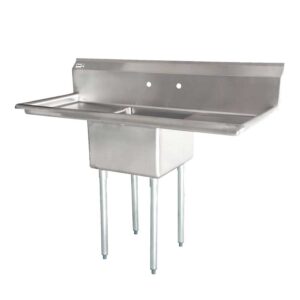 Single Sink 18" x 18" with 2 drainboards