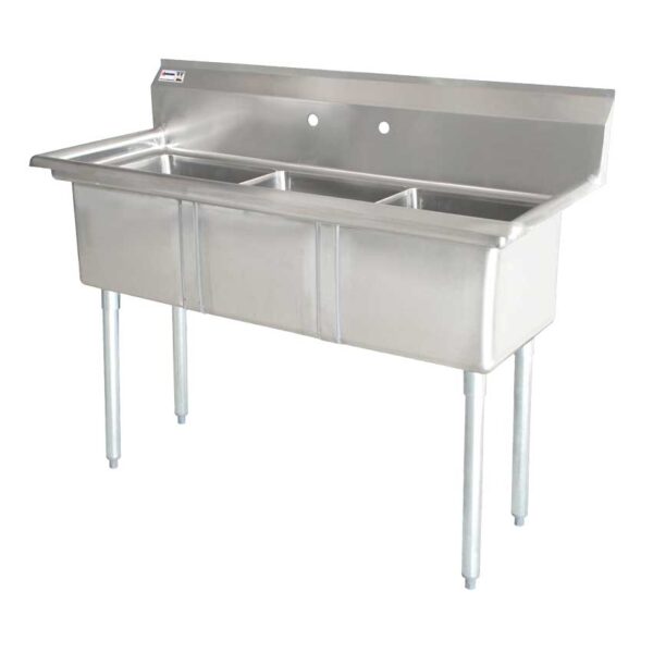 Triple Sink 18" × 18"