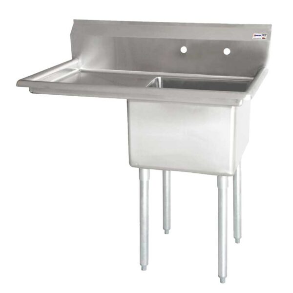 Single Sink 24" x 24" with drainboard