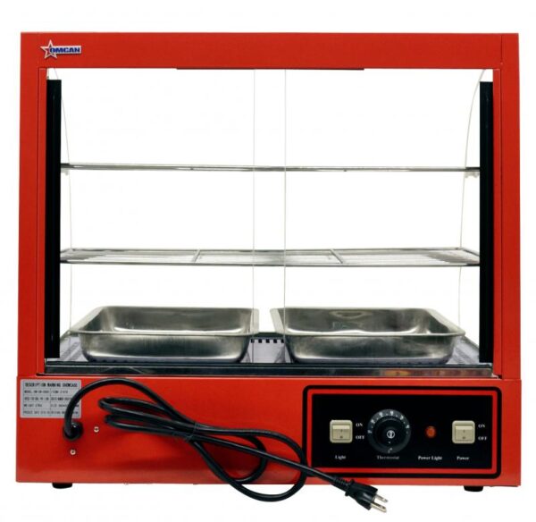 26" Curved Glass Display Warmer with 1.2 kW - Image 2