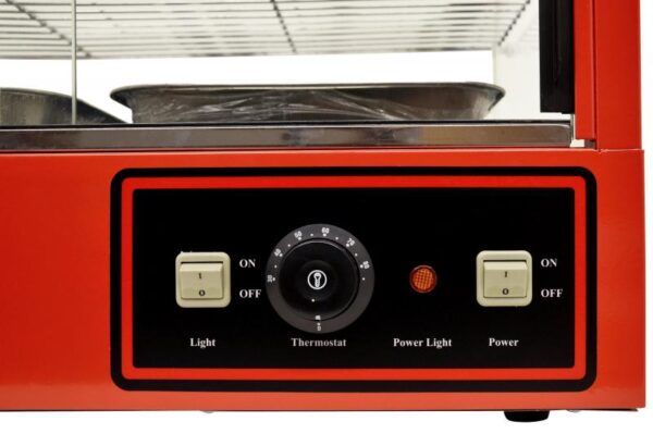 26" Curved Glass Display Warmer with 1.2 kW - Image 3