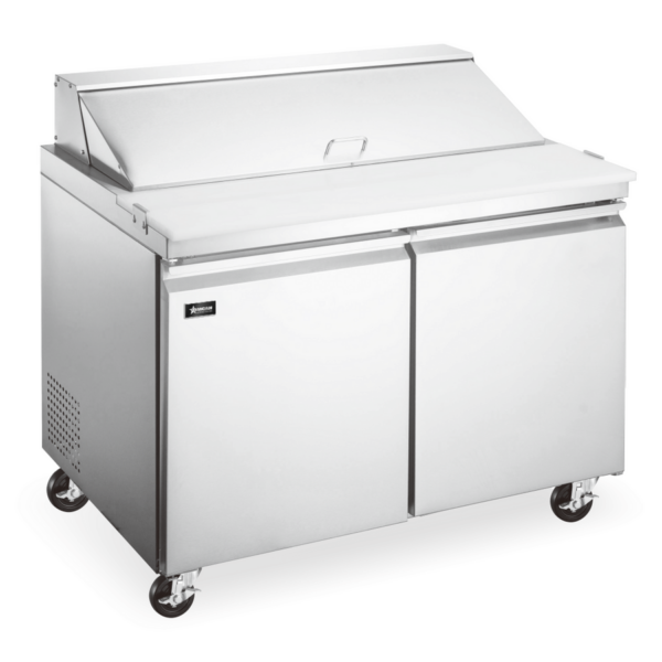 47″ Refrigerated Prep Table, 2 Doors, 9.5 cu.ft. Capacity