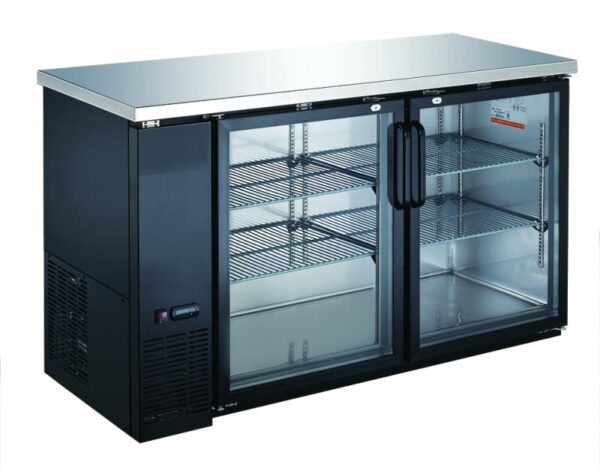 49" Glass Door Back Bar Cooler with 11.8 cu. ft. Capacity