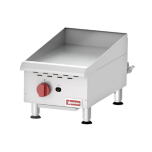 Elite 15″ Countertop Gas Griddle 1 Burner with Manual Control, 30,000 BTU