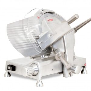 Omcan 12″ Belt-Driven Meat Slicer with Blade Locker