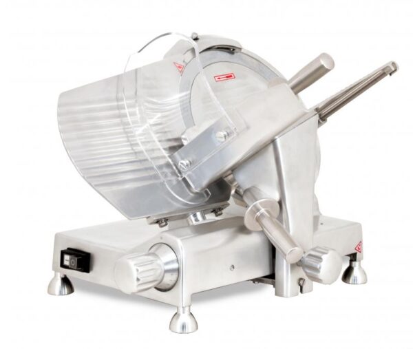 Omcan 12″ Belt-Driven Meat Slicer with Blade Locker