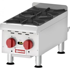 Countertop Stainless Steel Gas Hot Plate with 2 Burners